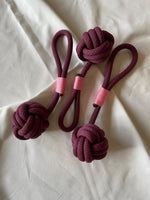 Afbeelding in Gallery-weergave laden, Handmade Rope Toy - Perky Purple - Barker &amp; Bones
