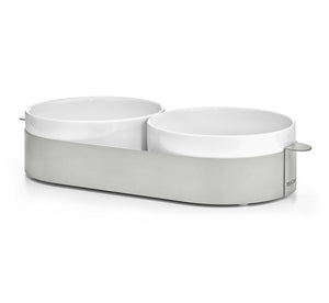 Tavoletta Dog Bowl Set - Grey - Barker & Bones